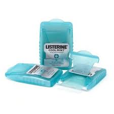 Listerine Cool Mint Pocketpaks Breath Strips Kills Bad Breath Germs 24-Strip Pack