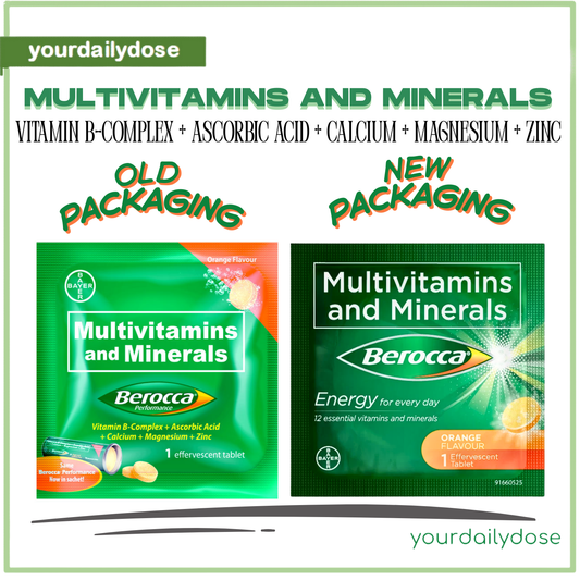 Berocca Effervescent multivitamins tablet - 1pc