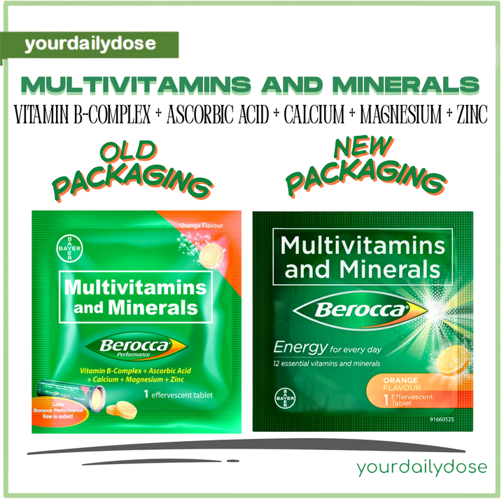 Berocca Effervescent multivitamins tablet - 1pc