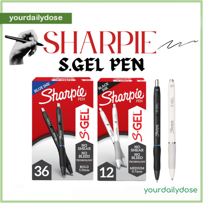 Sharpie Pen Stylo S.GEL 1.0mm & 0.7mm (PER PIECE)