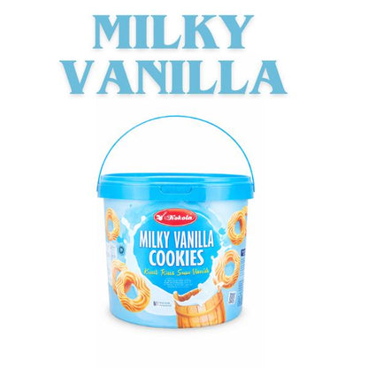 Kokola Cookies - Butter & Milky Vanilla Flavors, 400g