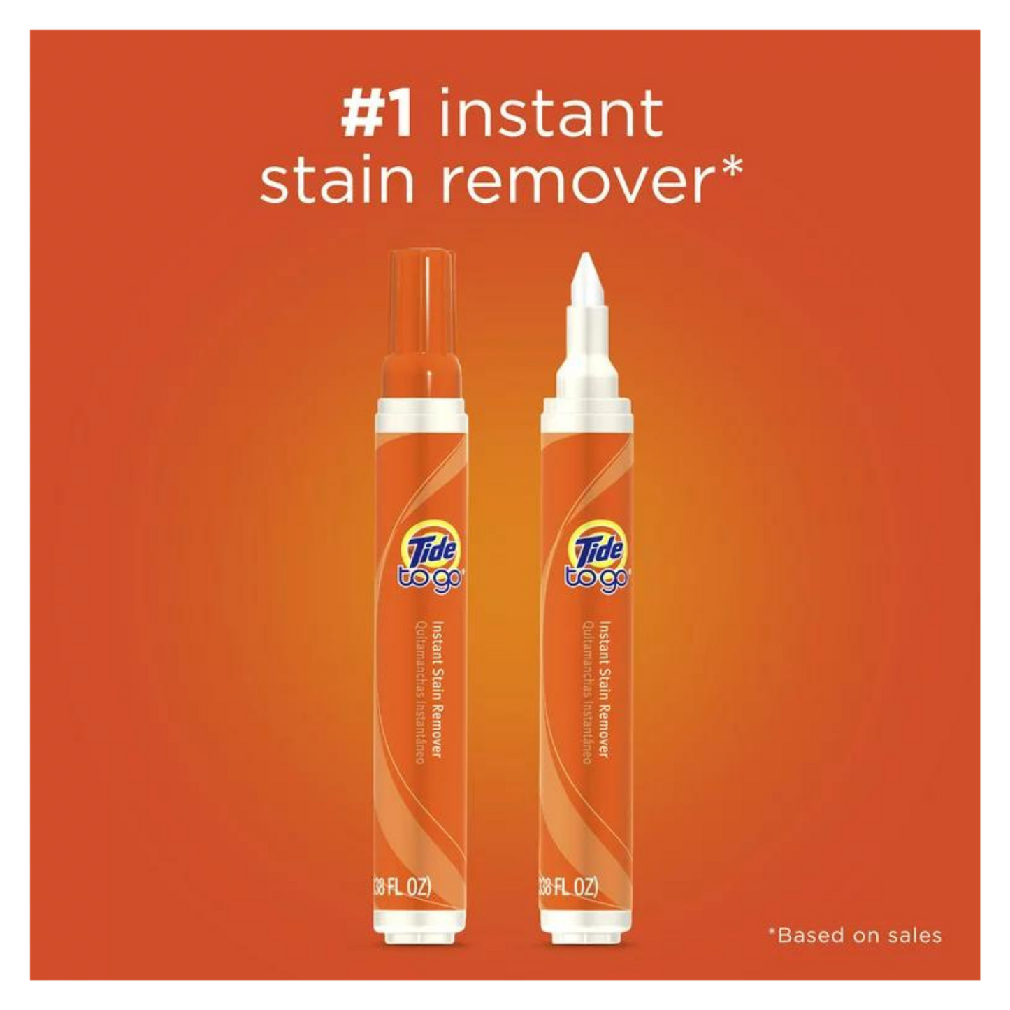 TIDE TO GO INSTANT STAIN REMOVER 1OML PER STAIN PEN