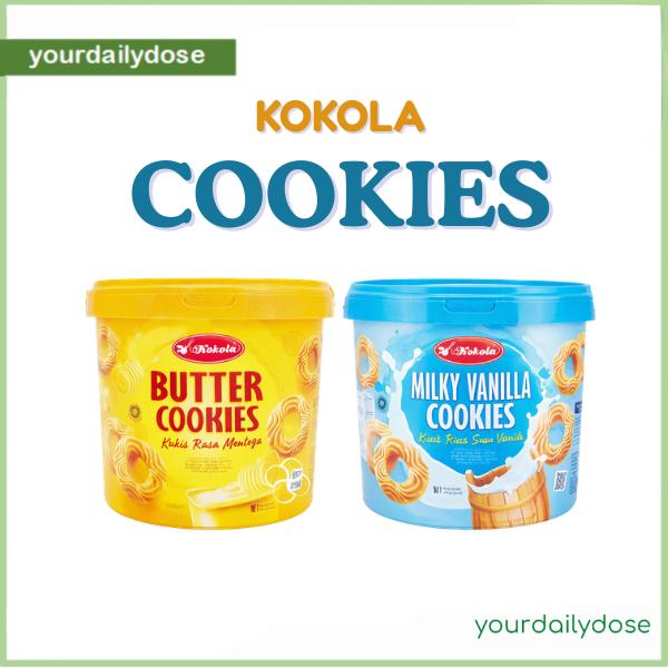 Kokola Cookies - Butter & Milky Vanilla Flavors, 400g