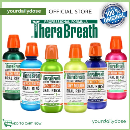 TheraBreath Fresh Breath Oral Rinse 473ml