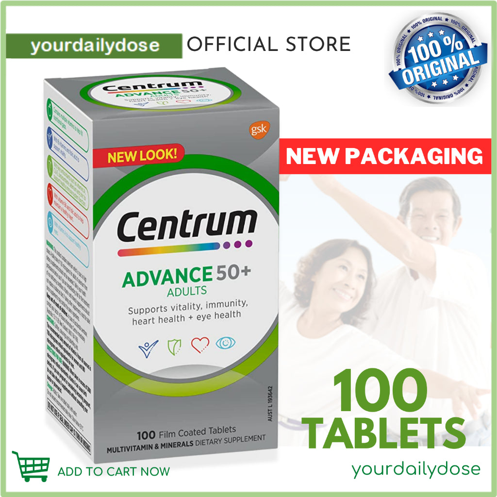 Centrum Advance 50+ Adults 100Tablets