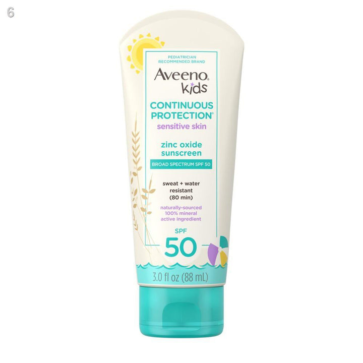 Aveeno Sunscreen with Broad Spectrum SPF 50 Sunscreen for Baby or Kids