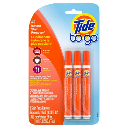 TIDE TO GO INSTANT STAIN REMOVER 1OML PER STAIN PEN