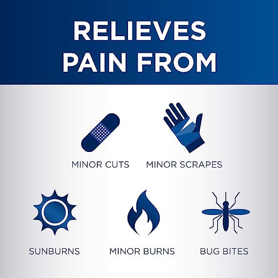 Dermoplast Pain, Burn &amp; Itch Relief Spray/First Aid Antibacterial Spray 2.75 Oz