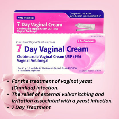 Taro 7 Day Vaginal Antifungal Cream Vaginal Cream