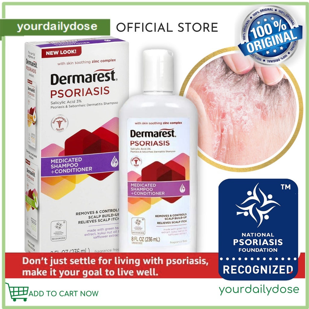 DERMAREST PSORIASIS MEDICATED SHAMPOO PLUS CONDITIONER 236ml