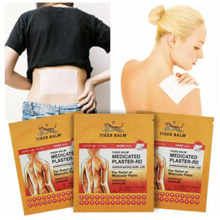 TIGER BALM PLASTERS 2 PATCHES &amp; WHITE OINTMENT 4G FOR SPRAINS AND BACK PAINS