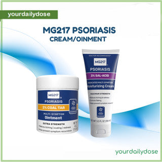 MG217 PSORIASIS MEDICATED MOISTURIZING CREAM &amp; MULTI SYMPTOM OINTMENT
