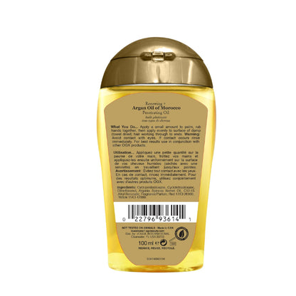 OXG Renewing + Argan Oil Of Morocco Extra Penetrating Hair Oil Treatment 100mL