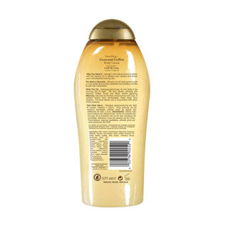 OGX Smoothing + Coconut Coffee Body Scrub &amp; Wash 577mL