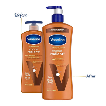 Vaseline Intensive Care Cocoa Radiant Body Lotion 600ML