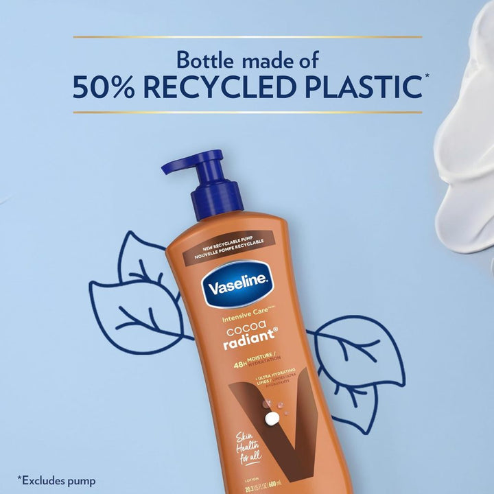 Vaseline Intensive Care Cocoa Radiant Body Lotion 600ML
