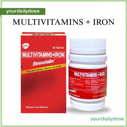 Stresstabs Multivitamins+Iron 30 Tablets