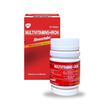 Stresstabs Multivitamins+Iron 30 Tablets