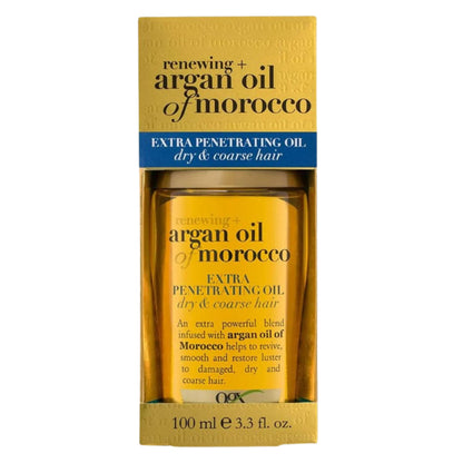 OXG Renewing + Argan Oil Of Morocco Extra Penetrating Hair Oil Treatment 100mL
