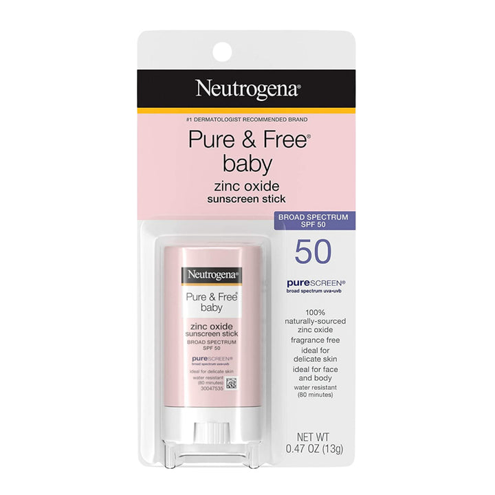 NEUTROGENA PURE&amp;FREE BABY SUNSCREEN STICK SPF50 13g