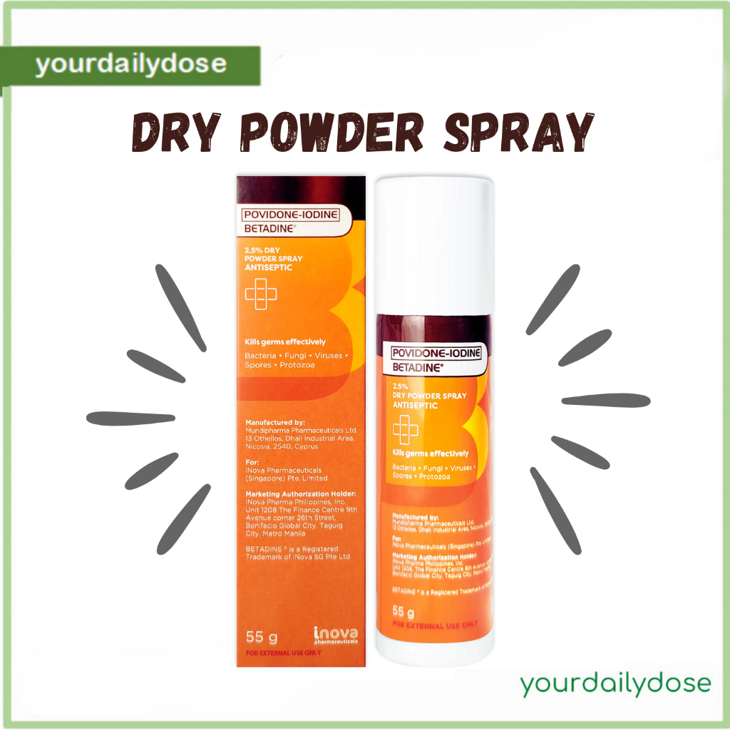Betadine Dry Powder Spray 55 GRAMS