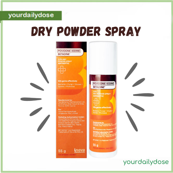 Betadine Dry Powder Spray 55 GRAMS
