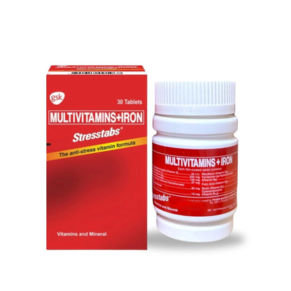 Stresstabs Multivitamins+Iron 30 Tablets