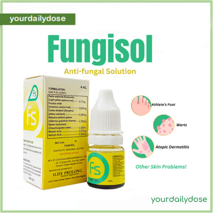 Fungisol Antifungal Solution 4ML - Antifungal/Anti-Itch