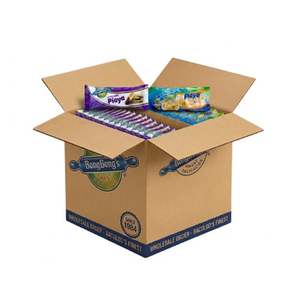 Bongbong’s Piaya Bulk Order Box in Plain, Ube, or Combo Flavors (30 TO 50 PACKS)