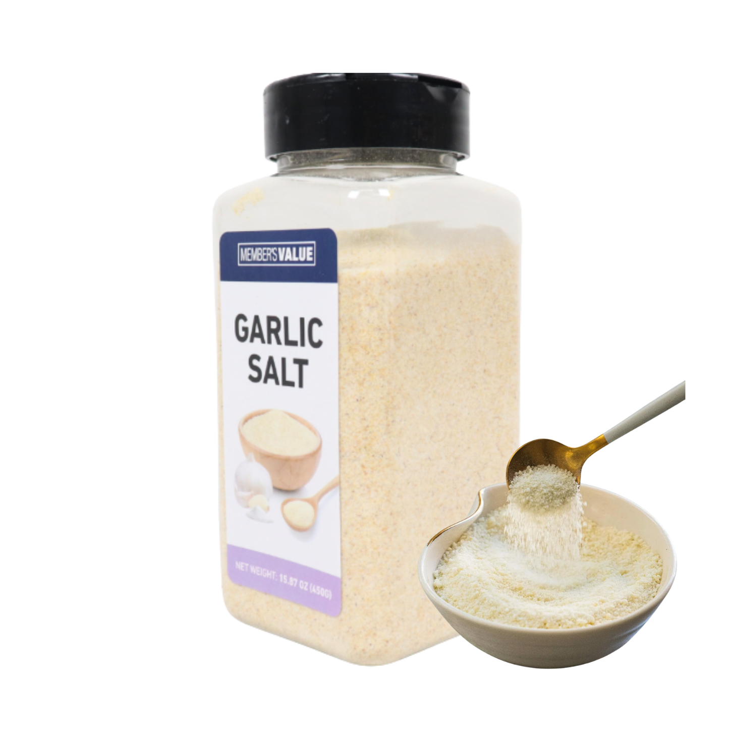MEMBER'S VALUE GARLIC SALT 450G
