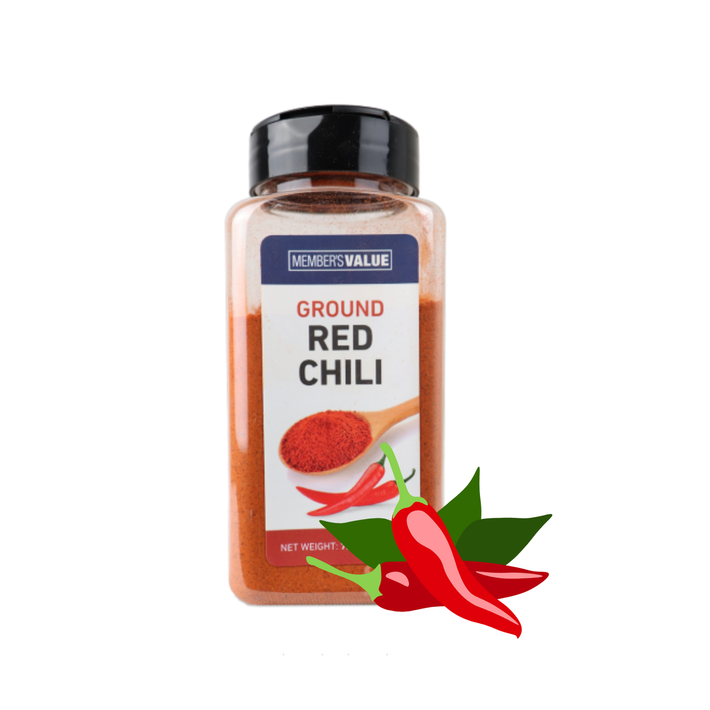 MEMBER'S VALUE VGROUND  RED CHILI 200G