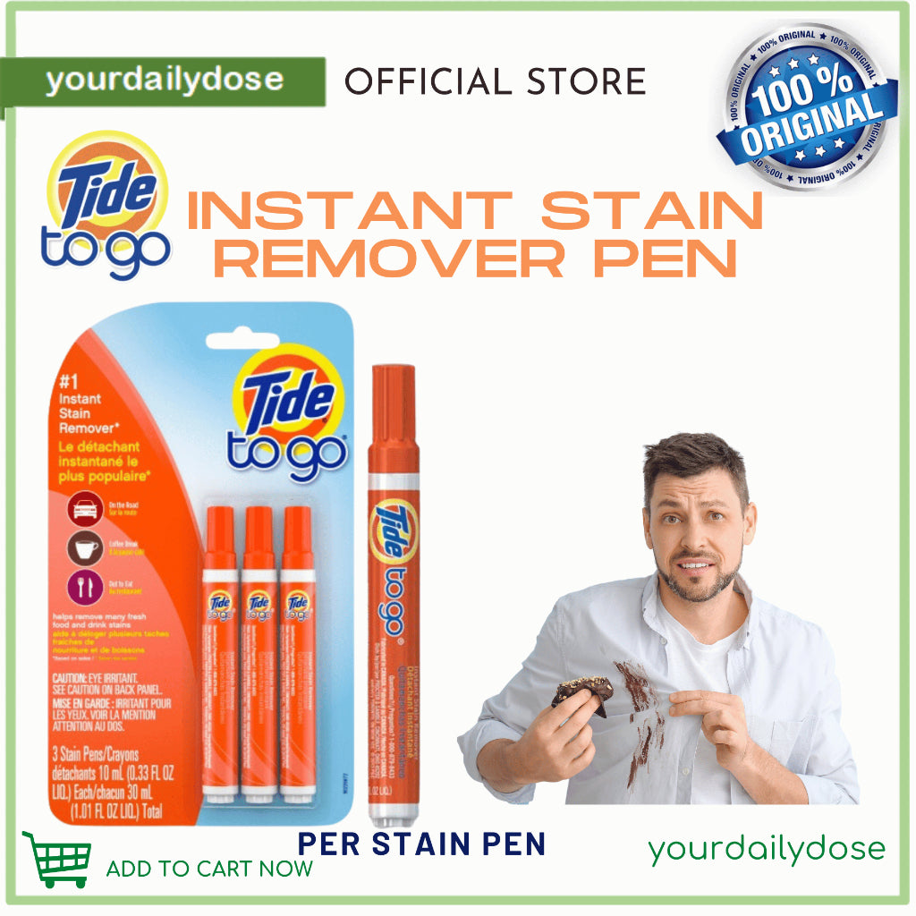 TIDE TO GO INSTANT STAIN REMOVER 1OML PER STAIN PEN